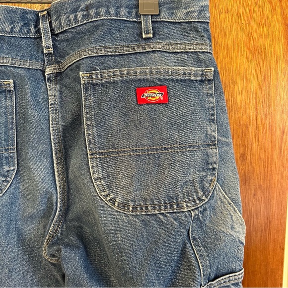 Mens Dickies Faded Carpenter Jeans 36x30 nice and worn! - Picture 5 of 7